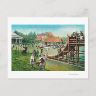 View of Children's Playground Postcard