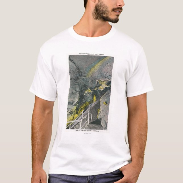 View of Chinese Pagoda in Titan's Temple T-Shirt (Front)