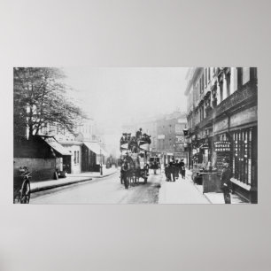 View of Church Street, Kensington c.1906 Poster