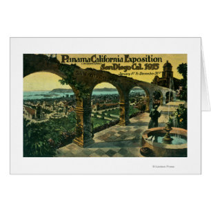 View of City from a Mission, Panama-CA Expo