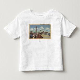 View of City from Rainbow Pier Toddler T-Shirt