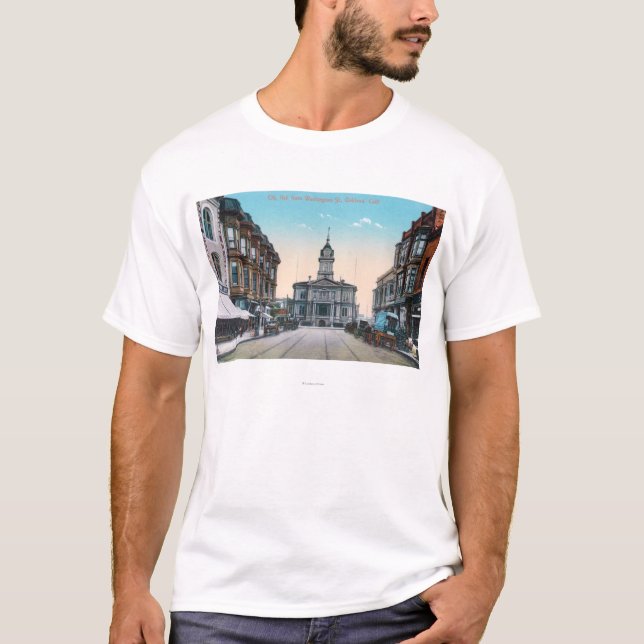 View of City Hall Bldg from Washington St T-Shirt (Front)