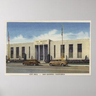View of City Hall Poster