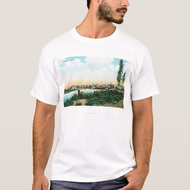View of CityFairbanks, AK T-Shirt (Front)