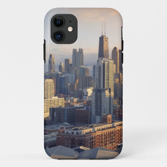View of cityscape with fantastic light Case-Mate iPhone case (Back)