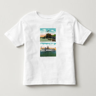 View of Cliff Beach Bath House Toddler T-Shirt