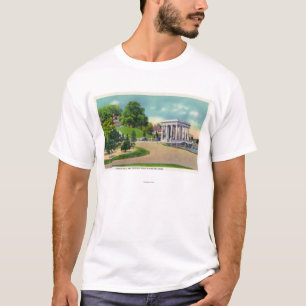 View of Coles Hill and Plymouth Rock Portico T-Shirt