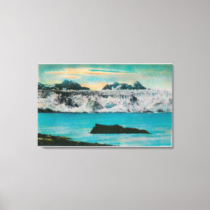 View of Columbia Glacier, Alaska Canvas Print