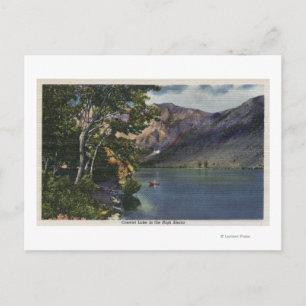 View of Convict Lake in the High Sierra Postcard