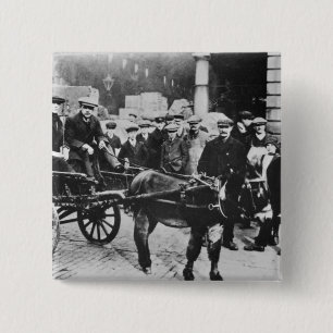 View of Covent Garden Market, 1900 15 Cm Square Badge