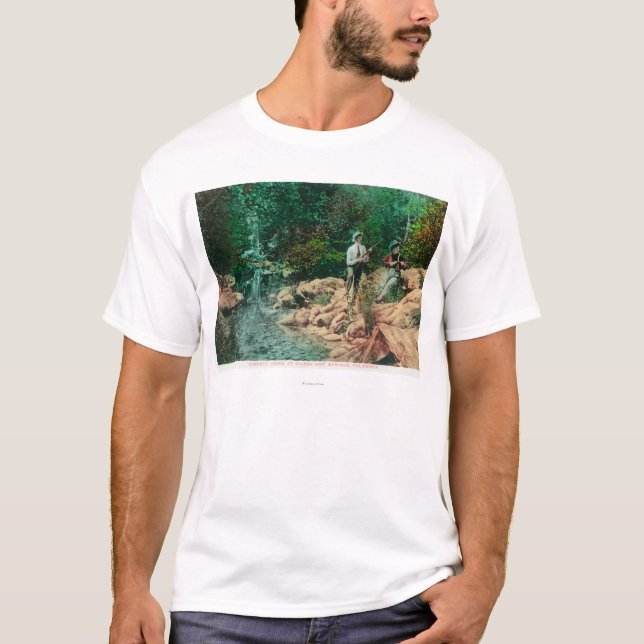 View of Coyote Creek at Gilroy Hot Springs T-Shirt (Front)