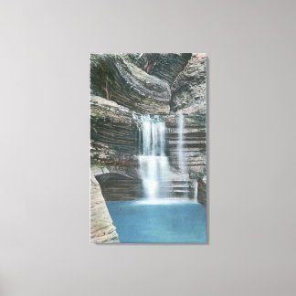 View of Curtain Cascade Canvas Print