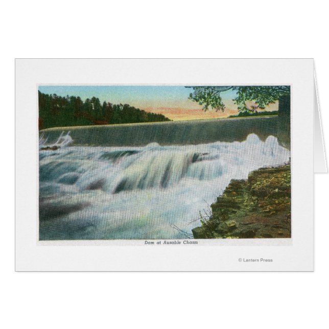 View of Dam at Ausable Chasm (Front Horizontal)