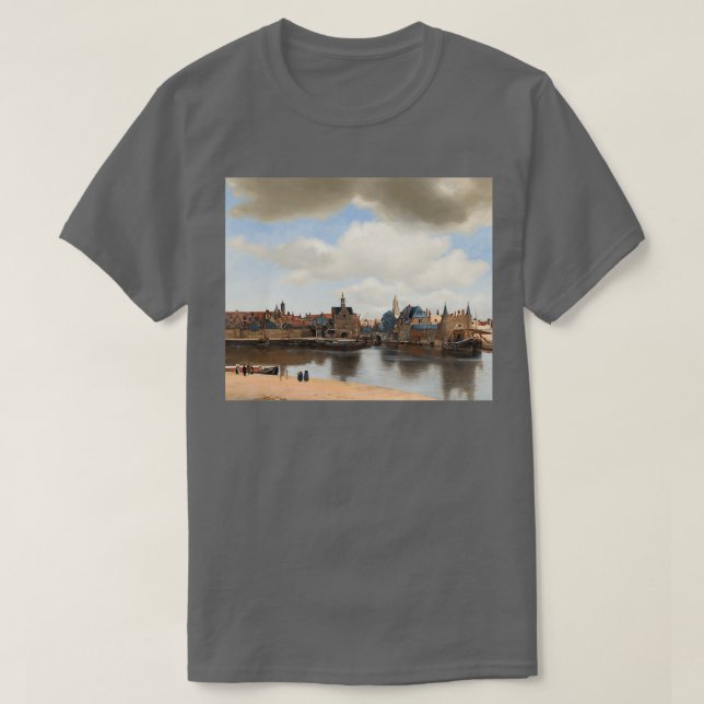 View of Delft 1661 Johannes Vermeer T-Shirt (Design Front)