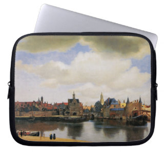 View of Delft by Johannes Vermeer Laptop Sleeve