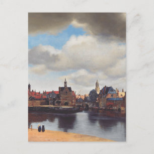 View of Delft by Johannes Vermeer Postcard