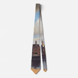 View of Delft by Johannes Vermeer Tie