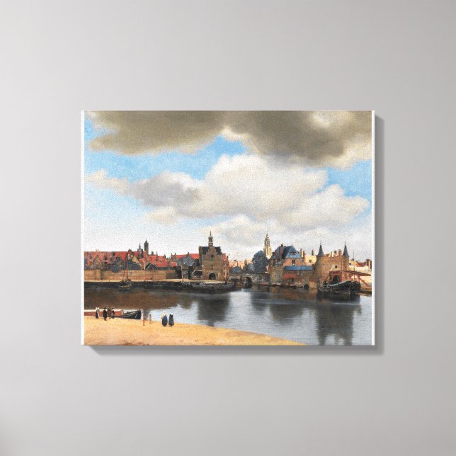 View of Delft Vermeer Canvas Print (Front)