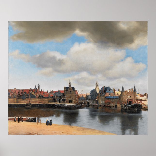View of Delft Vermeer Poster (Front)