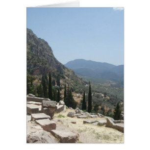 View of Delphi, Greece