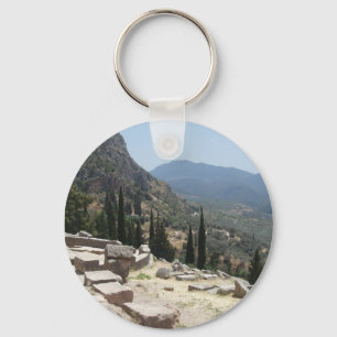 View of Delphi, Greece Key Ring