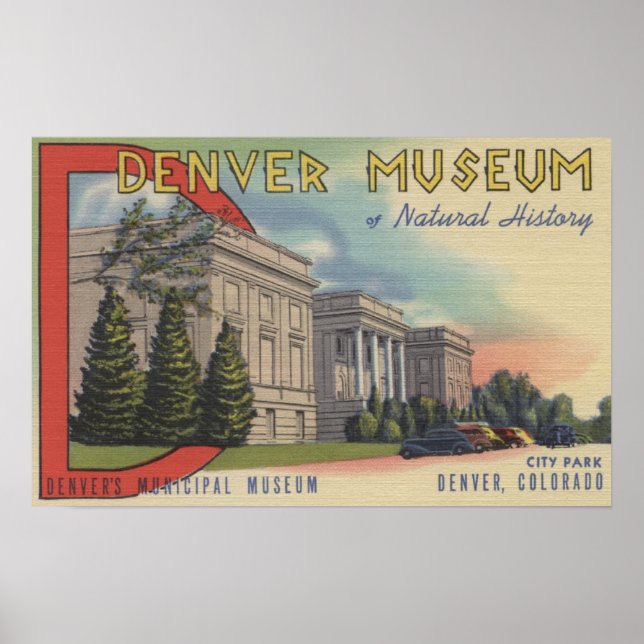 View of Denver Museum of Natural History Poster (Front)