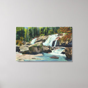 View of Diana's Bath Canvas Print