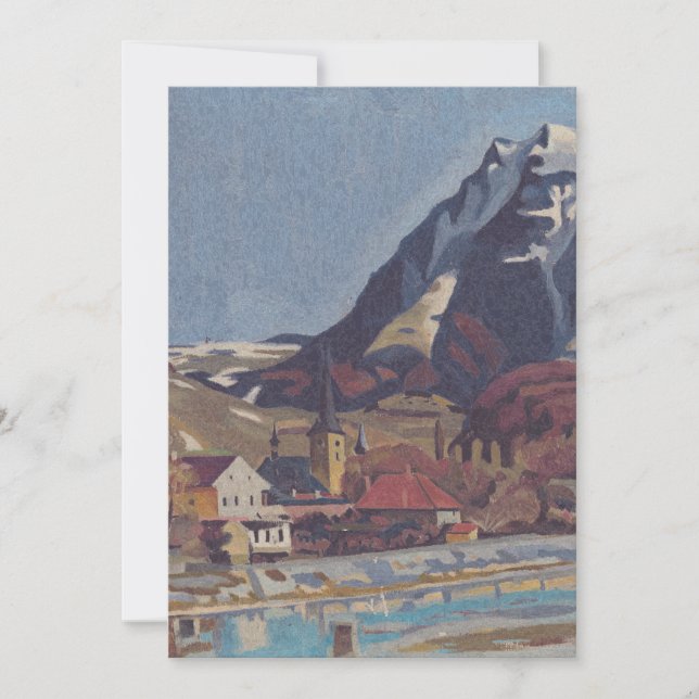 View of Dolný Kubín by Arnold Peter Weisz Invitation (Front)