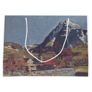 View of Dolný Kubín by Arnold Peter Weisz Large Gift Bag