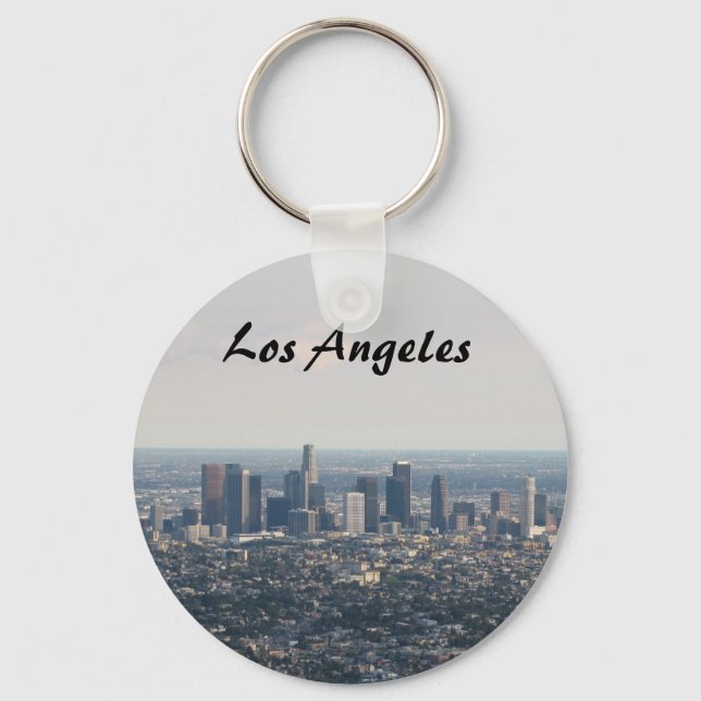View of Downtown, Los Angeles Key Ring (Front)
