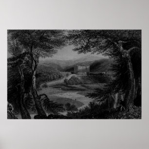 View of Drumlanrig Castle, Dumfrieshire Poster
