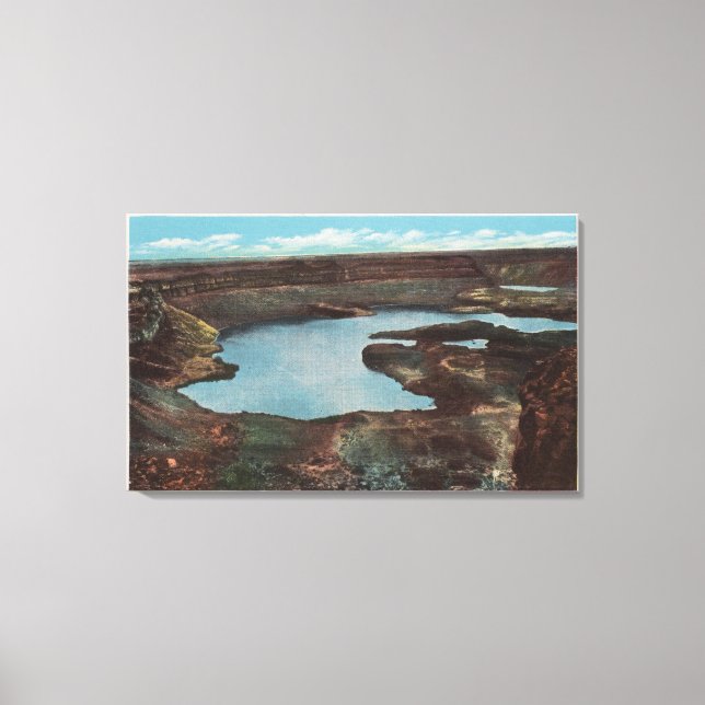 View of Dry Falls from Hwy. 10Washington Canvas Print (Front)