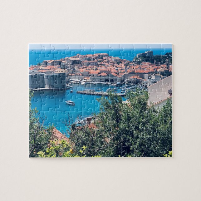 View of Dubrovnik Old Town, Croatia Jigsaw Puzzle (Horizontal)