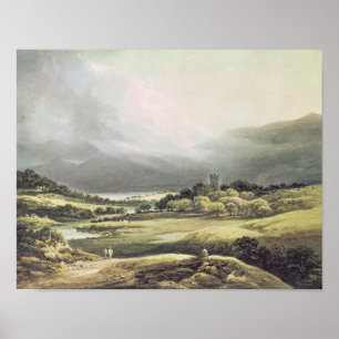 View of Dunloe Castle, Killarney, 1805 Poster
