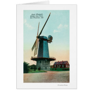 View of Dutch Windmill at Golden Gate Park