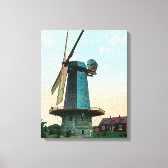 View of Dutch Windmill at Golden Gate Park Canvas Print (Front)