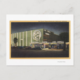 View of Earl Carroll Theatre-Restaurant Postcard
