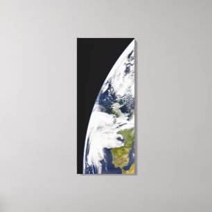 View of Earth from space Canvas Print