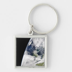 View of Earth from space Key Ring