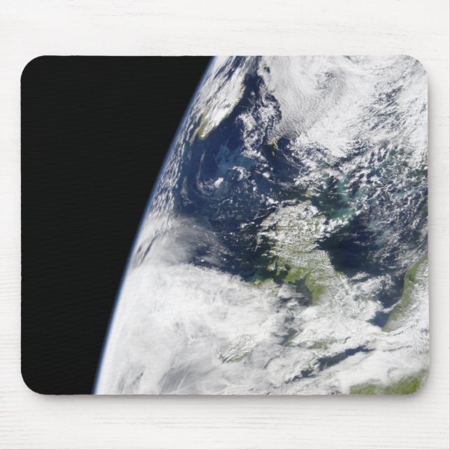 View of Earth from space Mouse Mat (Front)