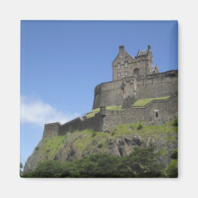 View of Edinburgh Castle, Edinburgh, Scotland, 2 Magnet (Front)