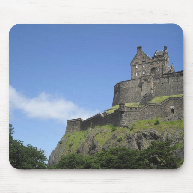 View of Edinburgh Castle, Edinburgh, Scotland, 2 Mouse Mat (Front)