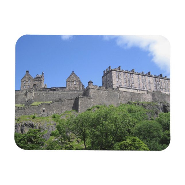 View of Edinburgh Castle, Edinburgh, Scotland, 3 Magnet (Horizontal)