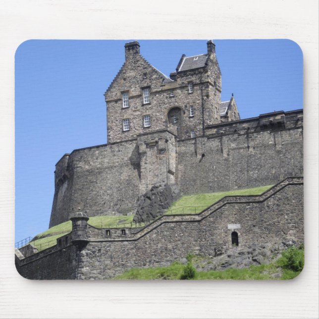 View of Edinburgh Castle, Edinburgh, Scotland, Mouse Mat (Front)