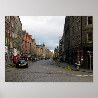 View of Edinburgh Poster