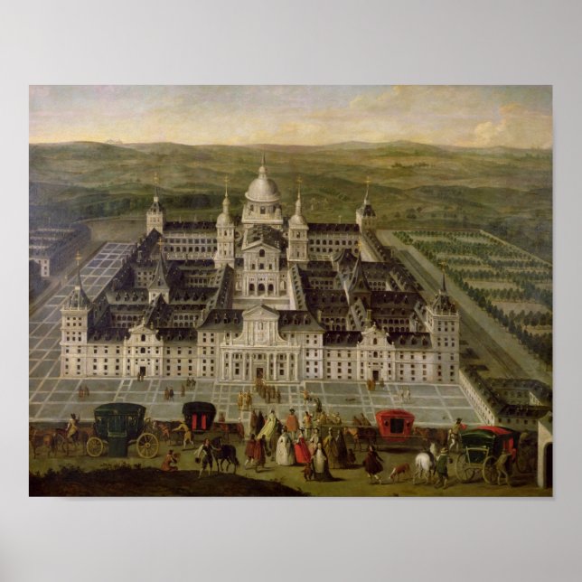 View of El Escorial Poster (Front)