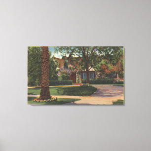 View of Eleanor Powell's Residence Canvas Print