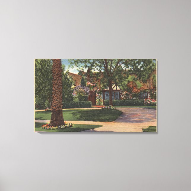 View of Eleanor Powell's Residence Canvas Print (Front)