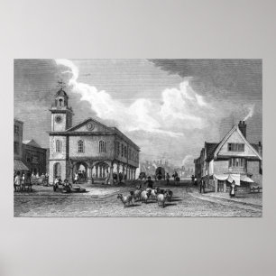 View of Faversham, Kent, 1832 Poster