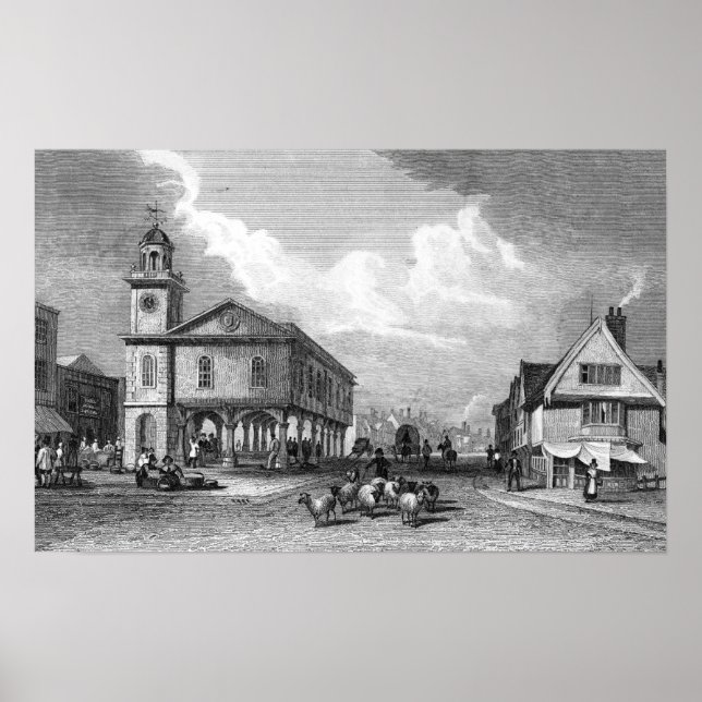 View of Faversham, Kent, 1832 Poster (Front)